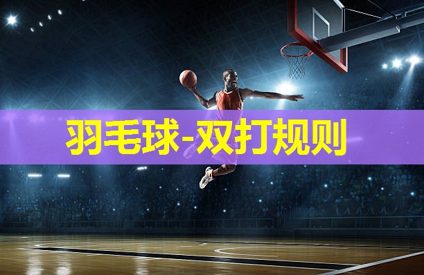 羽毛球-双打规则 羽毛球-双打规则